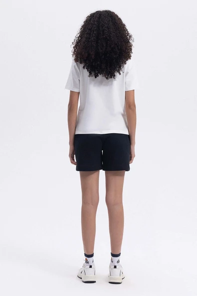 Ellesse Kadın Yuvarlak Yaka Ekru Tişört EF426ECR - 2