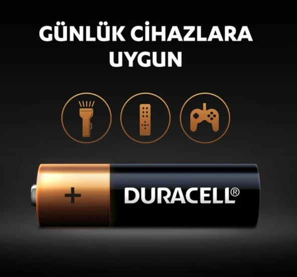 Duracell Alkalin AAA İnce Kalem Piller, 40 Lı Paket - 5