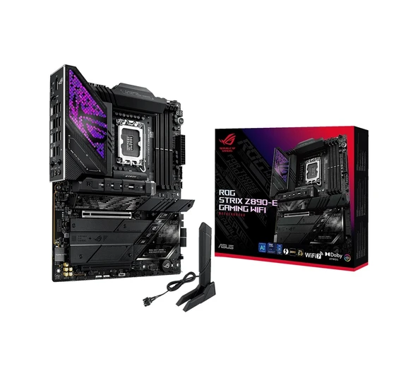 Asus Rog Strix Z890-E Gaming Wi-Fi Intel Z890 8800 MHz DDR5 LGA 1851 ATX Anakart