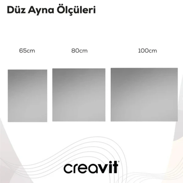 Creavit D20 Düz Ayna - Resim 3