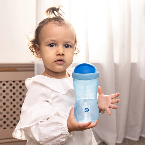 Wee Baby Pipetli Bardak 350 ml - MAVİ - 5