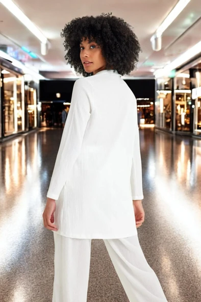 Baharlık Gömlek Yaka Rahat Elbise - 3