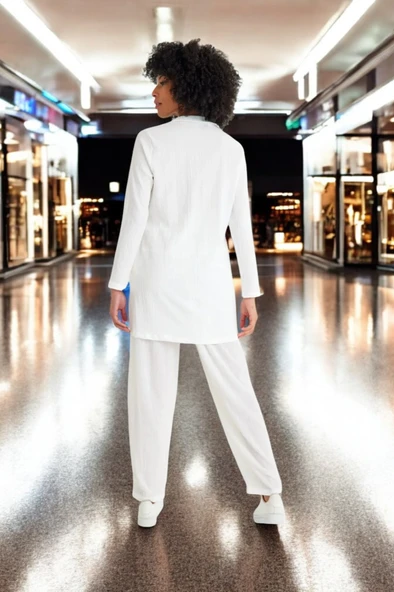 Baharlık Gömlek Yaka Rahat Elbise - 4