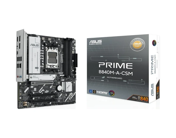 Asus Prime B840M-A-CSM AMD B840 7600 MHz (OC) DDR5 Soket AM5 mATX Anakart