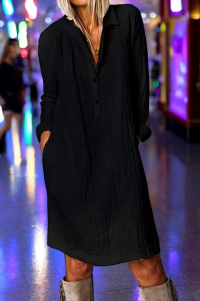 Baharlık Salaş Rahat Elbise ürün görseli 1