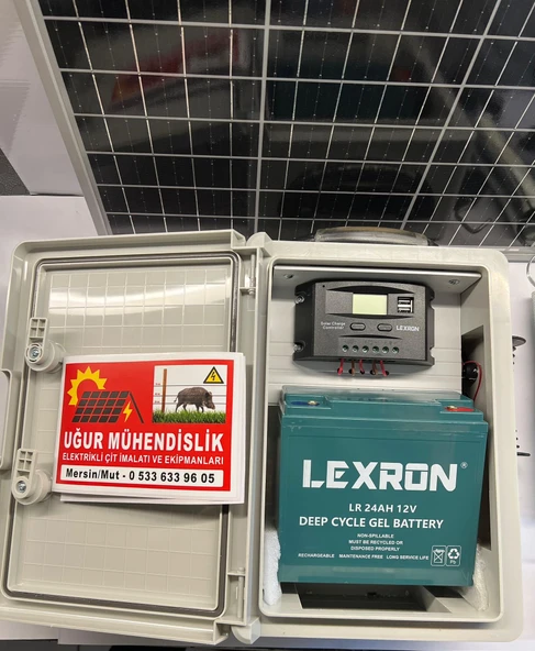 Uğur Mühendislik Elektrikli Çit Domuz Kovucu 24AHSET-1 - 2