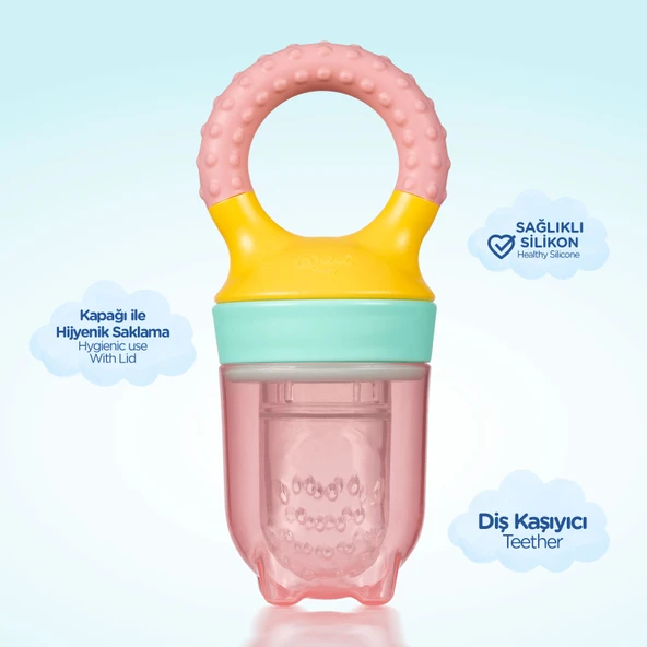 Wee Baby Meyve Süzgeci - PEMBE - 3
