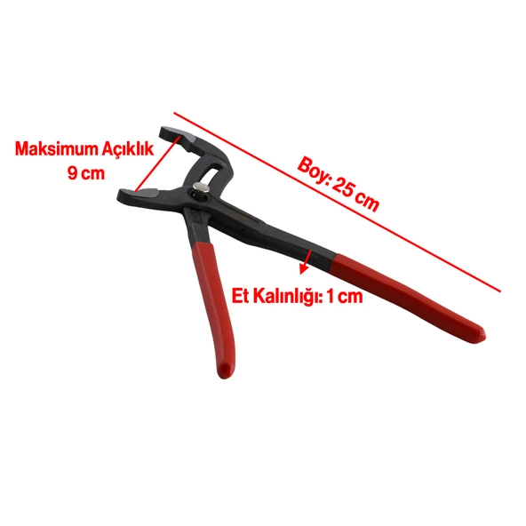 Rico Fort Ayarlı Düğmeli Papağan Pense 25 cm 10 İnç 250 mm Çok Amaçlı Pense Sıkma Sökme El Aleti - 2