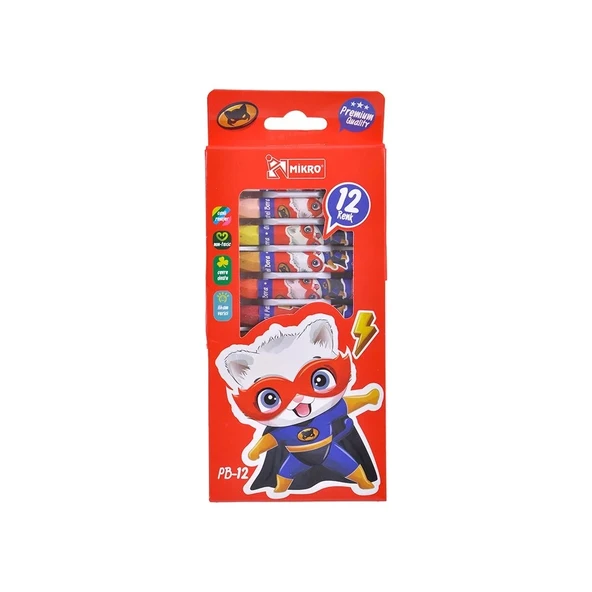 Mikro Pastel Boya 12li