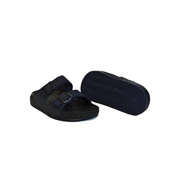 Pierre Cardin 7408 Lacivert Çift Tokalı Yumuşak Taban Erkek Terlik - Resim 9