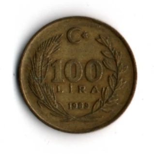 T.C. 100 Lira 1989 (mp1913) - 2