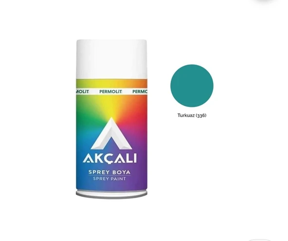 AKÇALI Tampon Sprey Boya 400 ml/ Turkuaz 336