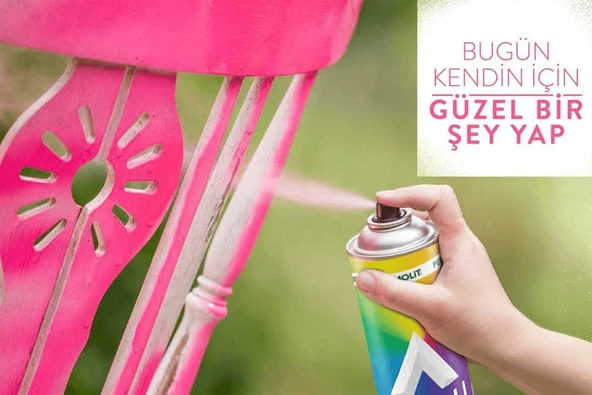 AKÇALI Tampon Sprey Boya 400 ml/ Kahve 325-Ral 8016 - 4