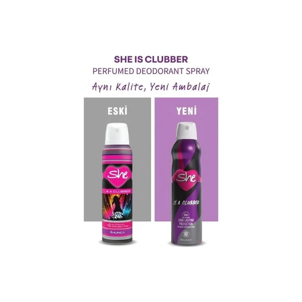 She Is Clubber Kadın Deodorant 150 ml - 2