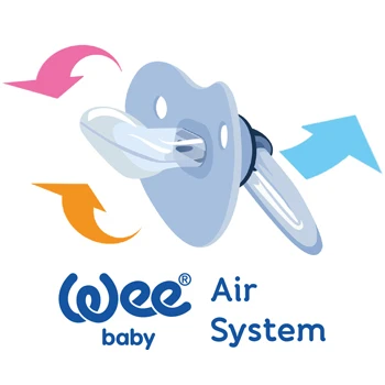 Wee Baby Şeffaf Desenli Damaklı Emzik No:3 - YEŞİL - 3
