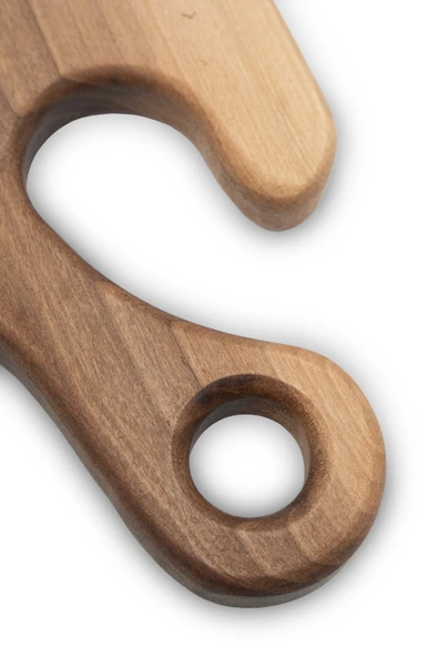 Yekpare Masif Ahşap Sunum Tahtası Kesme Tahtası Ceviz Large - 3