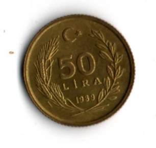 T.C. 50 Lira 1989 (mp1922) - Resim 2
