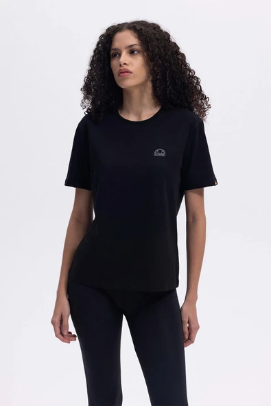 Ellesse Kadın Bisiklet Yaka Siyah Tişört EF426BK - 3