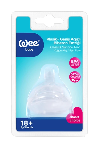 Wee Baby Silikon Biberon Emziği Yoğun Akış No:3 - 3