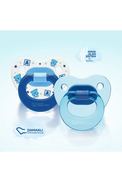 Wee Baby 2’li Damaklı Emzik No:3 - ERKEK - 2