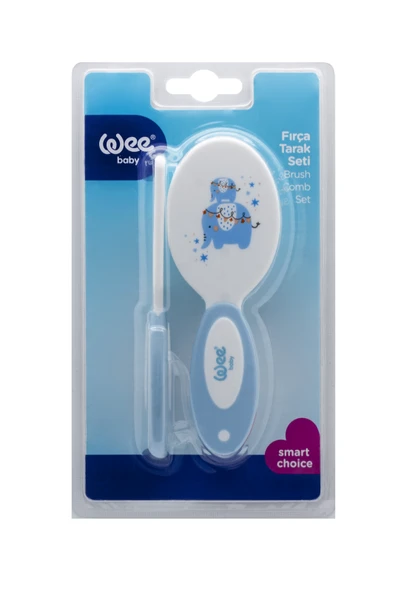 Wee Baby Fırça Tarak Seti - MAVİ