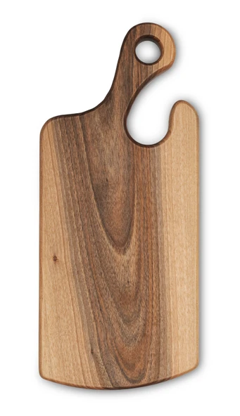 Yekpare Masif Ahşap Sunum Tahtası Kesme Tahtası Ceviz Large