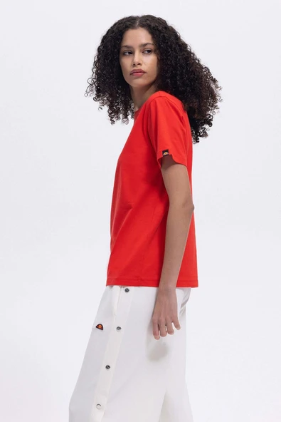 Ellesse Kadın Bisiklet Yaka Kırmızı Tişört EF1741RD - 2