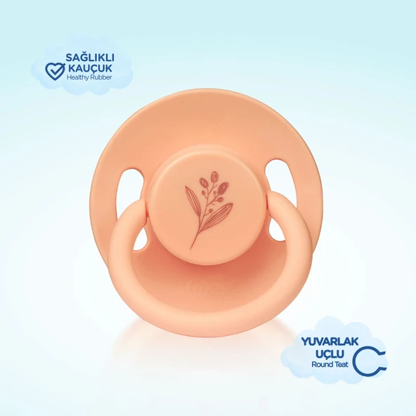 Wee Baby Pure Yuvarlak Uçlu Kauçuk Emzik No:2 - SOMON - 3