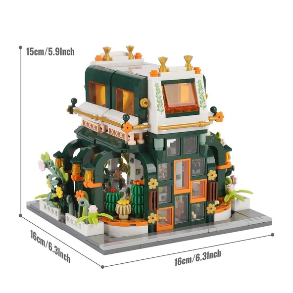 JK2362 LOZ Botanik Bahçe Blok Seti - Vagon life - 2