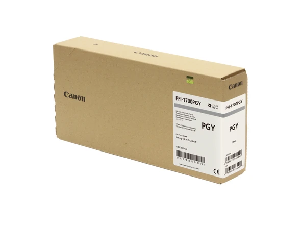 Feyza Bilişim Canon PFI-1700 GY (Gray) Gri Plotter Orijinal Mürekkep Kartuş 700 ml. (0781C001)