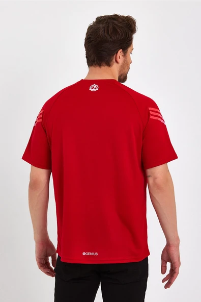 Store Erkek Spor Tişört Baskılı Fitness, Antrenman Fit T-shirt - 5
