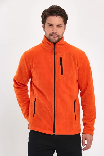 Erkek Polar Tam Fermuarlı 3 Cepli Outdoor Polar Ceket Tactical Flecee POLAR-GNS - Resim 10