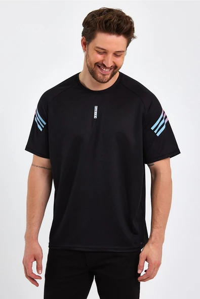 Store Erkek Spor Tişört Baskılı Fitness, Antrenman Fit T-shirt - 8