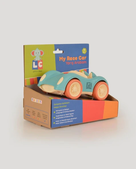 Yarış Arabam Turkuaz - Resim 5