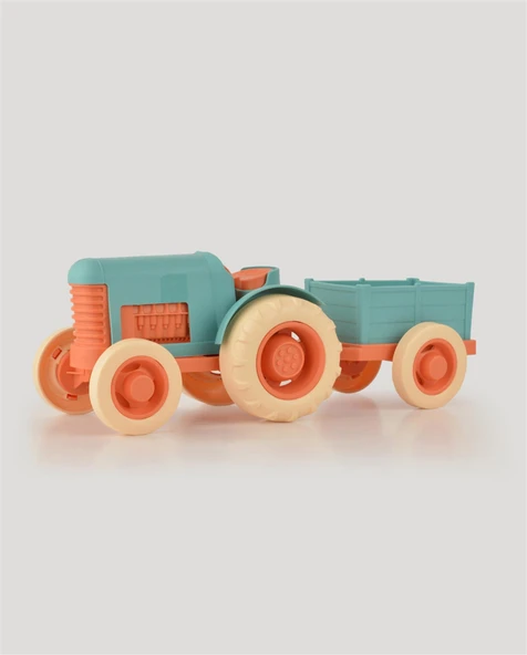 Oyuncak Turkuaz Traktör - Resim 3