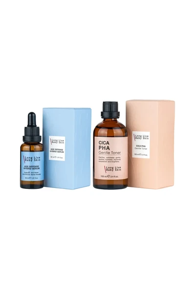 Long Live Baby Skin Cica Pha Tonik Yaşlanma Karşıtı Cilt Serumu 2'li Avantaj Seti