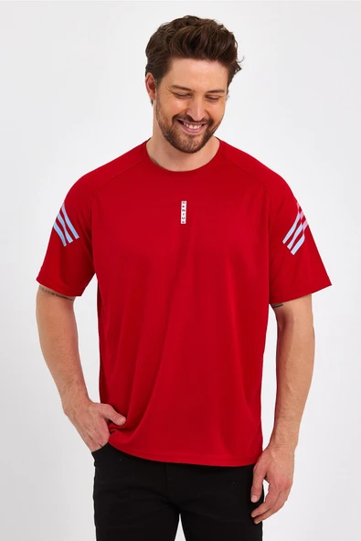 Store Erkek Spor Tişört Baskılı Fitness, Antrenman Fit T-shirt - 6