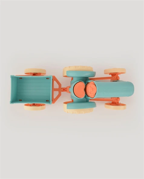 Oyuncak Turkuaz Traktör - Resim 6