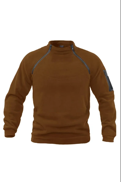 Store Erkek Polar Outdoor Fermuarlı Kombat Tactical Cepli Polar - 4