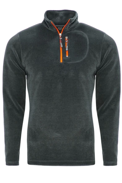Store Erkek Polar Renkli Yarım Fermuarlı Cepli Tactical Flecee - 5