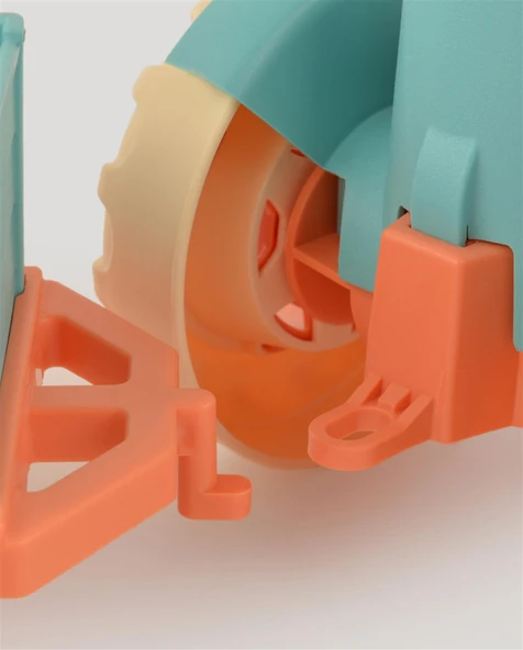 Oyuncak Turkuaz Traktör - Resim 5