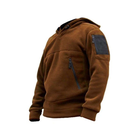 Store Erkek Polar Outdoor Kapşonlu Kombat Tactical Cepli Polar - 9