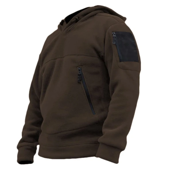Store Erkek Polar Outdoor Kapşonlu Kombat Tactical Cepli Polar - 12