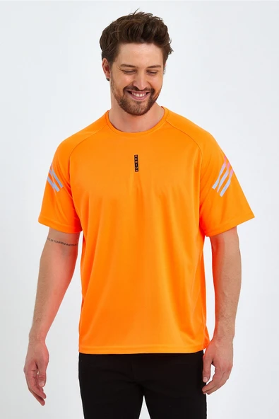 Store Erkek Spor Tişört Baskılı Fitness, Antrenman Fit T-shirt - 11