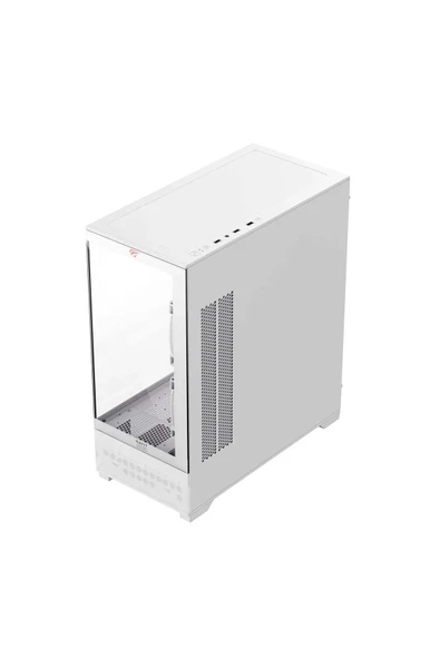 Havit CF925 Tamperli Cam Gaming Oyuncu Kasası Beyaz - 3 RGB Fanlı, Kumandalı, ITX/M-ATX/ATX/E-ATX Uyumlu - 3