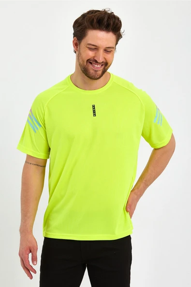 Store Erkek Spor Tişört Baskılı Fitness, Antrenman Fit T-shirt - 9