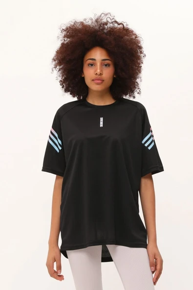 Store Kadın Spor Tişört Baskılı Fitness, Antrenman Fit - 8
