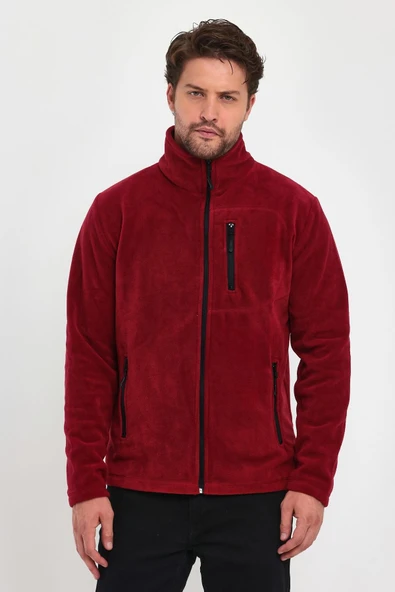 Erkek Polar Tam Fermuarlı 3 Cepli Outdoor Polar Ceket Tactical Flecee POLAR-GNS - Resim 9