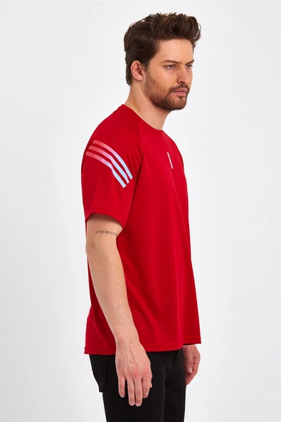 Store Erkek Spor Tişört Baskılı Fitness, Antrenman Fit T-shirt - 4