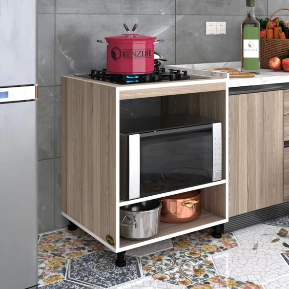 Kenzlife ocak dolabı gülpembe crd 85*70*60 XLARGE hazır mutfak ankastre gömme ocak için